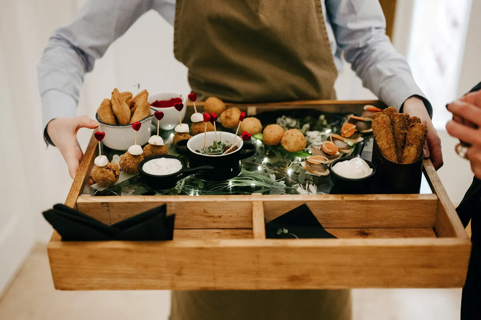 Old Palace Chester Canapes Tray