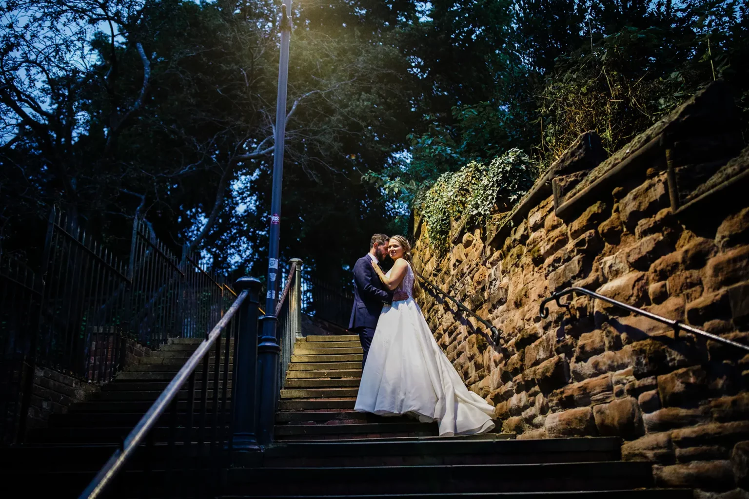 old palace chester couple steps