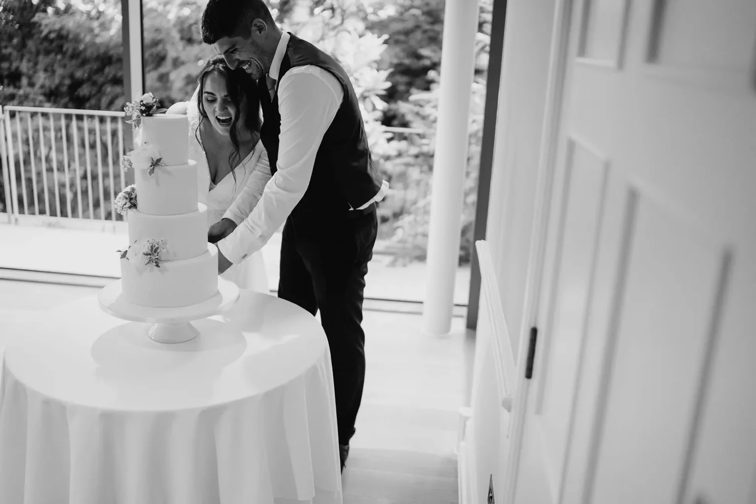 Old Palace Chester Cutting Cake Alex Boswell Photography