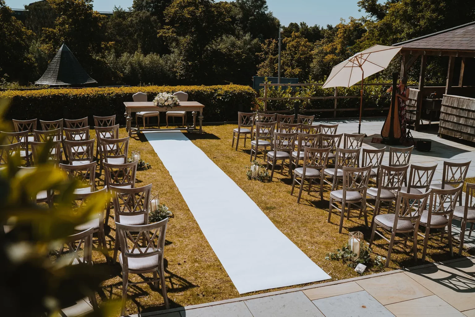 Old Palace Chester Outdoor Ceremony