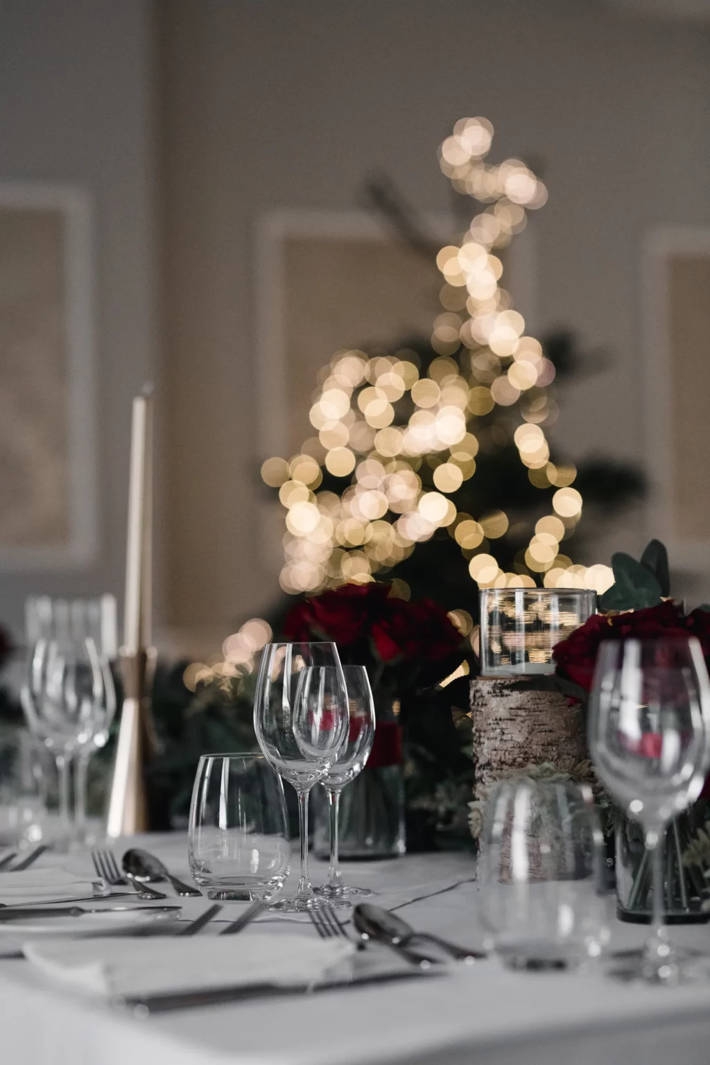 old palace chester winter wedding breakfast decor