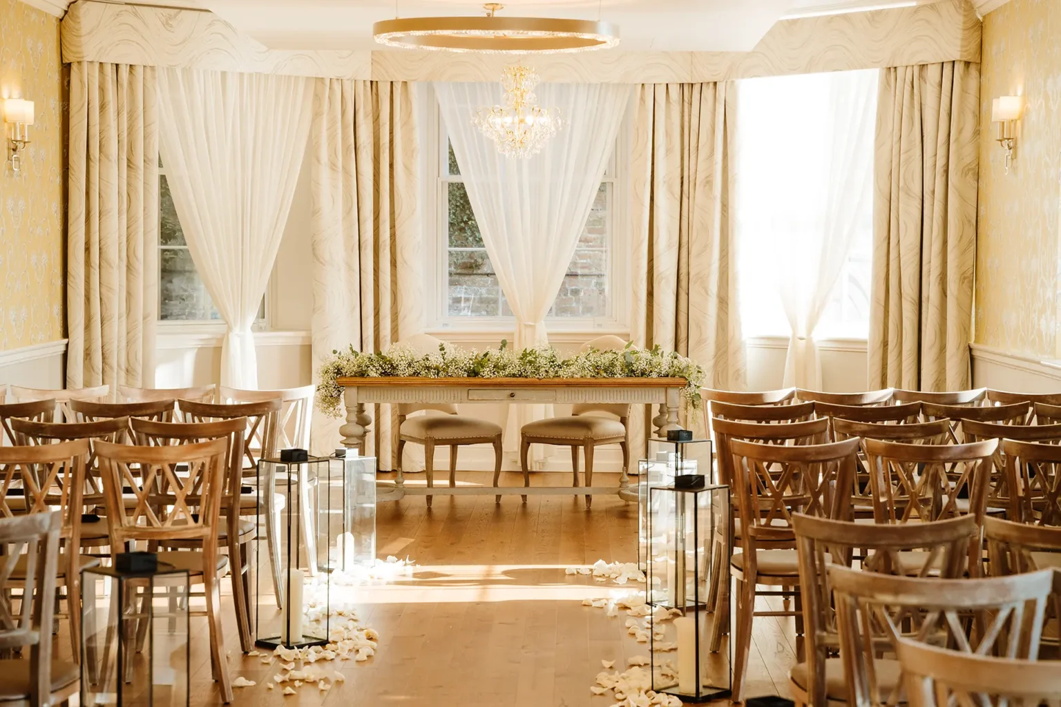 Old Palace Chester the river room ceremony flowers suppliers list