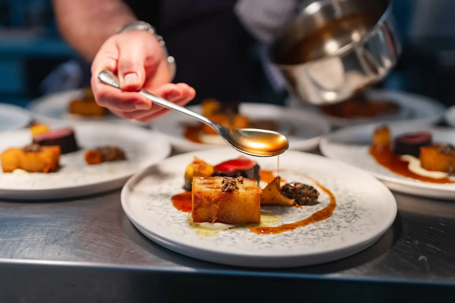 old palace chester chefs table plating