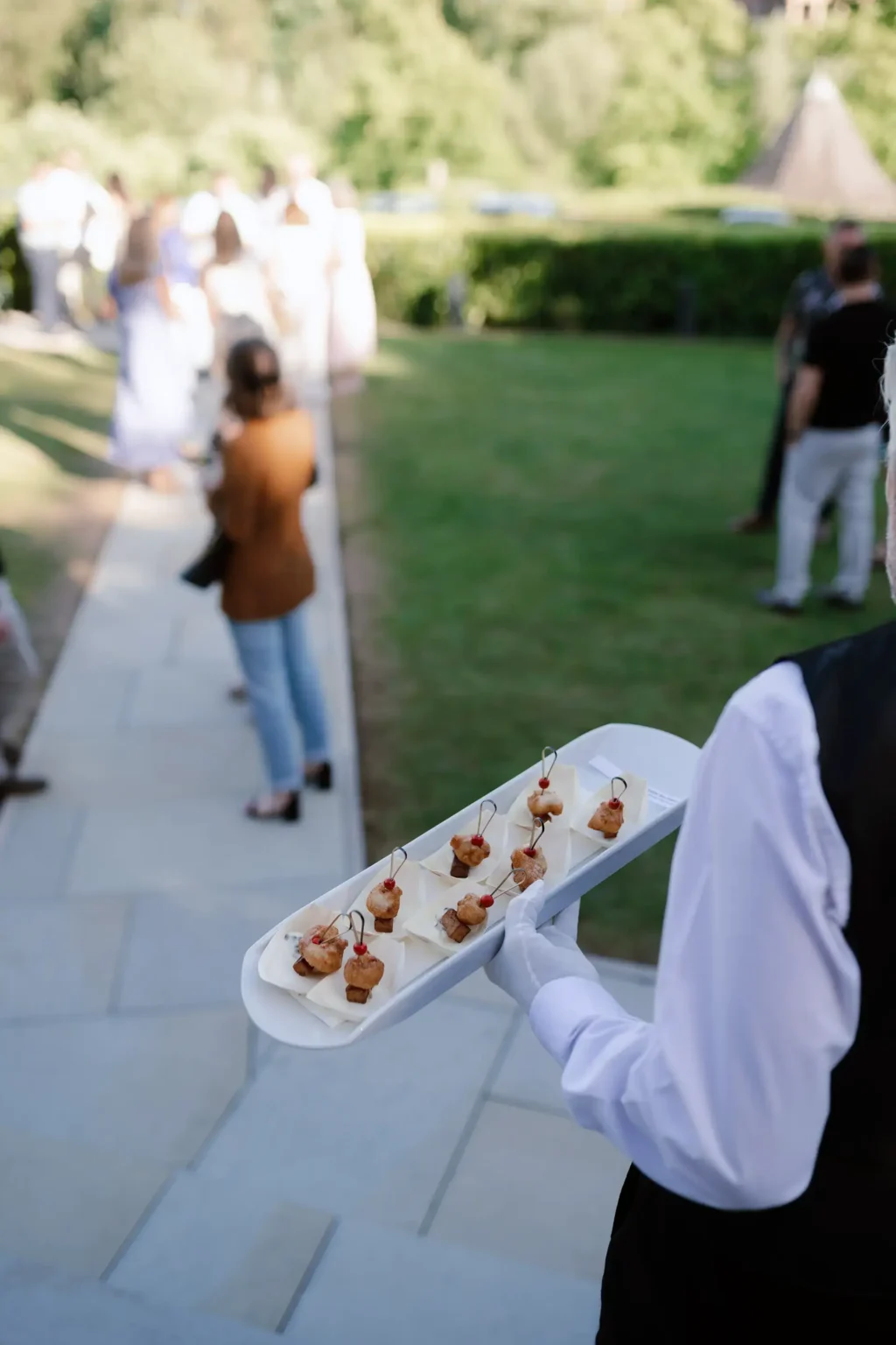 old palace chester chefs table canapes terrace