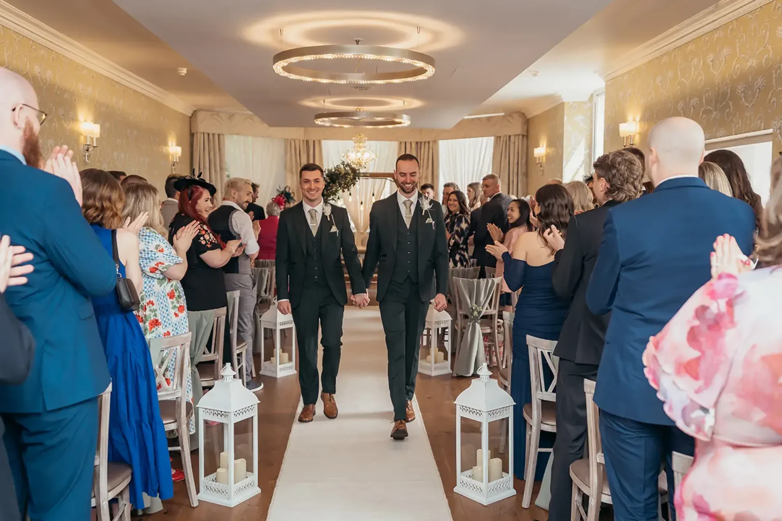 old palace chester groomsman ceremony