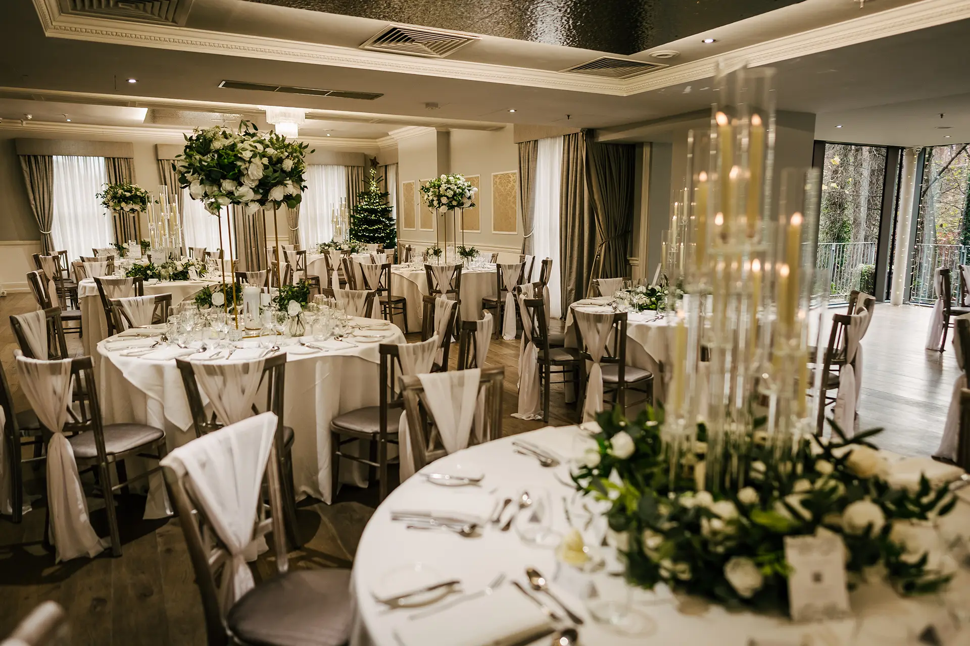 old palace chester peploe ballroom at christmas